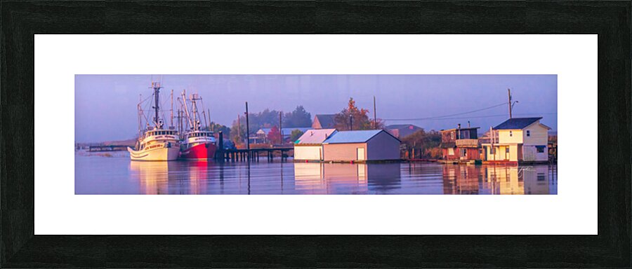 Down the Bank Picture Frame print