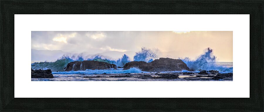 Escape the Wave Picture Frame print