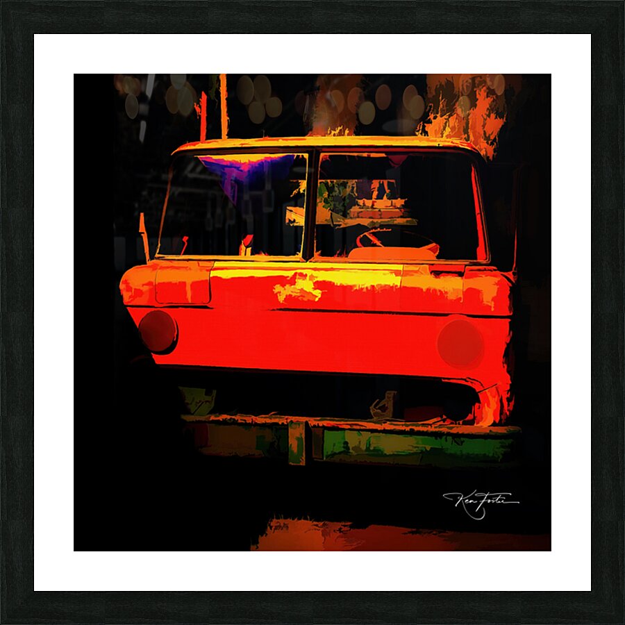 Ford with an Eye Patch Picture Frame print