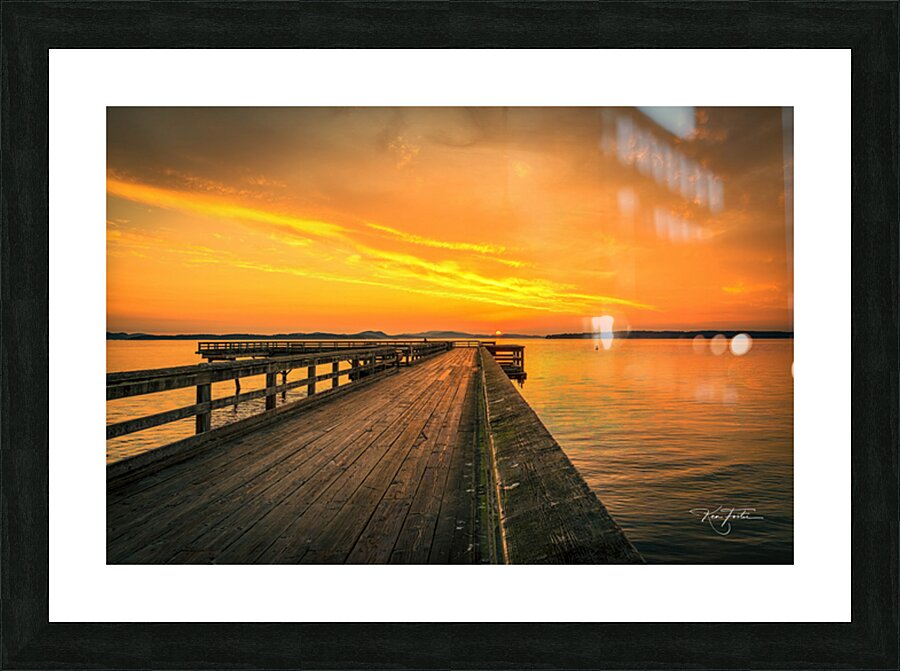 Half a Lemon Picture Frame print