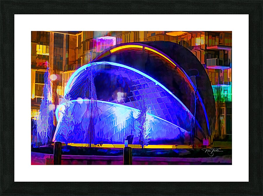 Night Light Picture Frame print