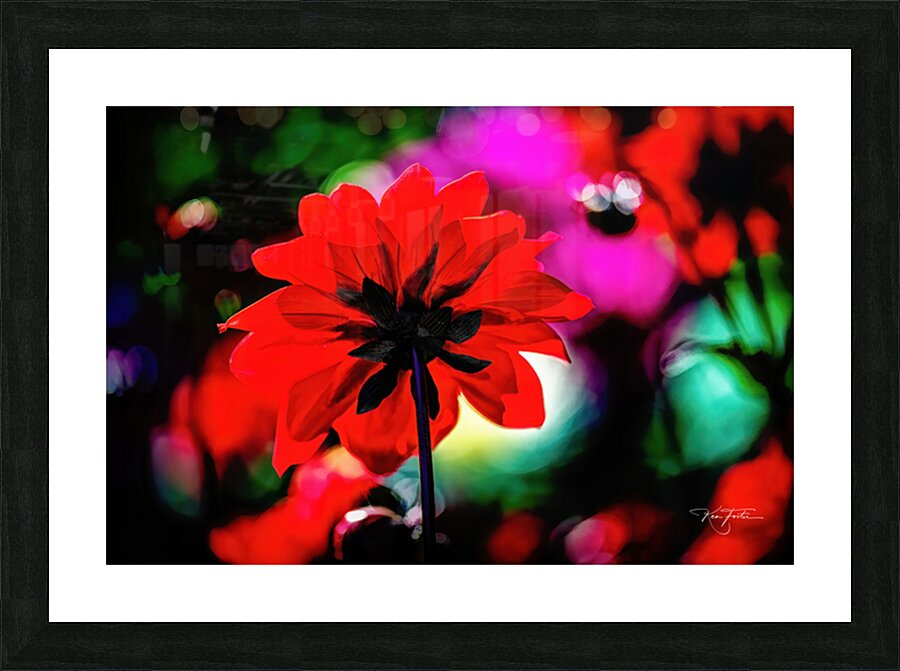 Little Bit Behind Picture Frame print