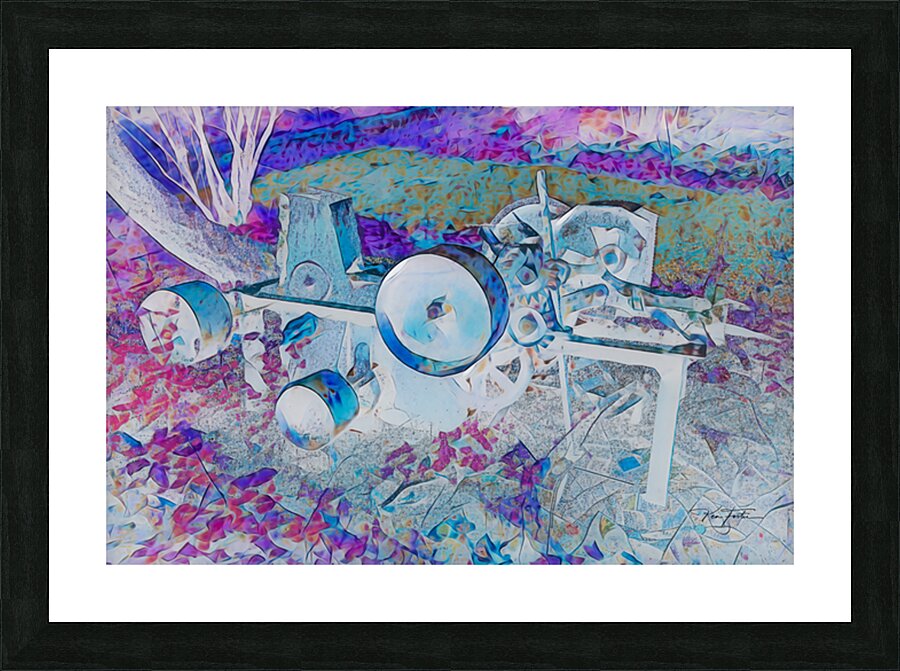 Abandoned Picture Frame print