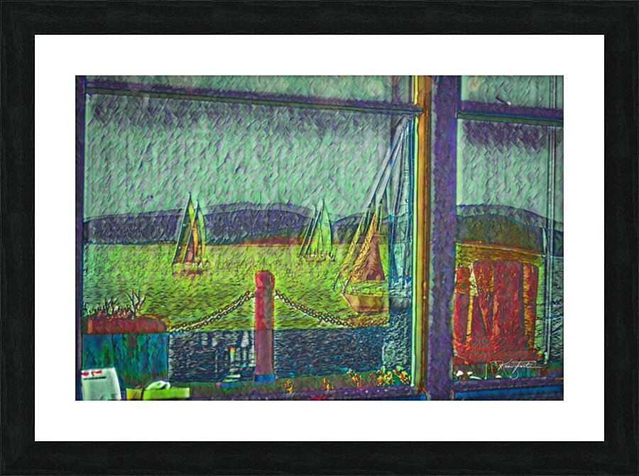 Look Deep Into My Window Picture Frame print