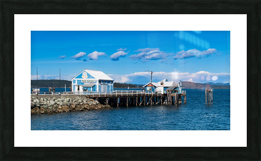 Six Clouds Picture Frame print