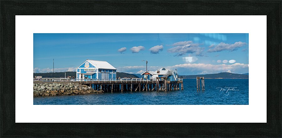 Wharf Picture Frame print