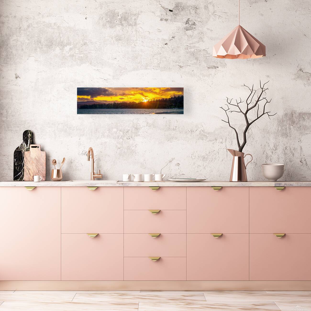 Solstice Sunset Reproduction