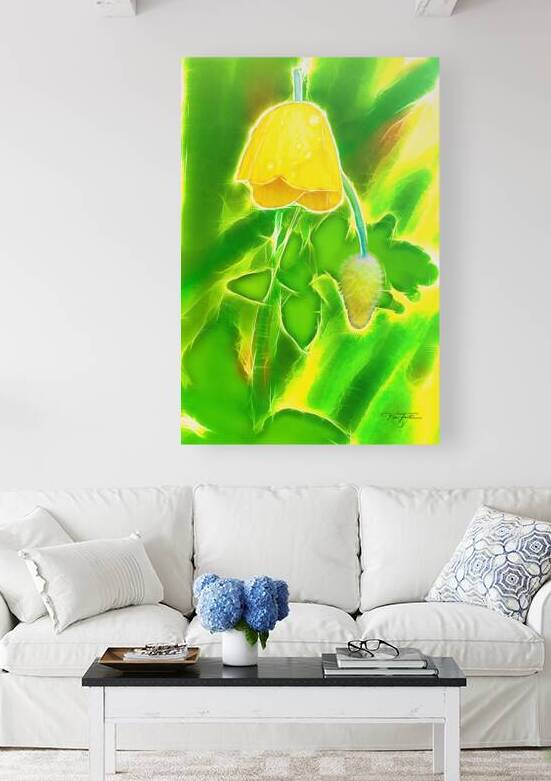 Yellow Poppy Reproduction