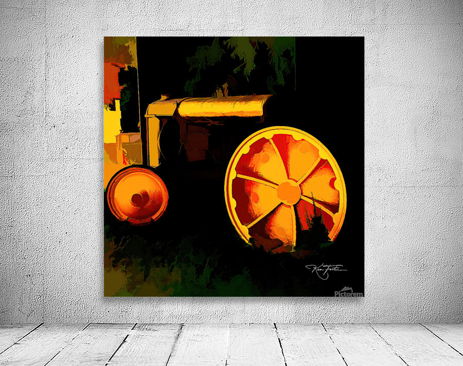 Big Yellow Wheel Wall Preview