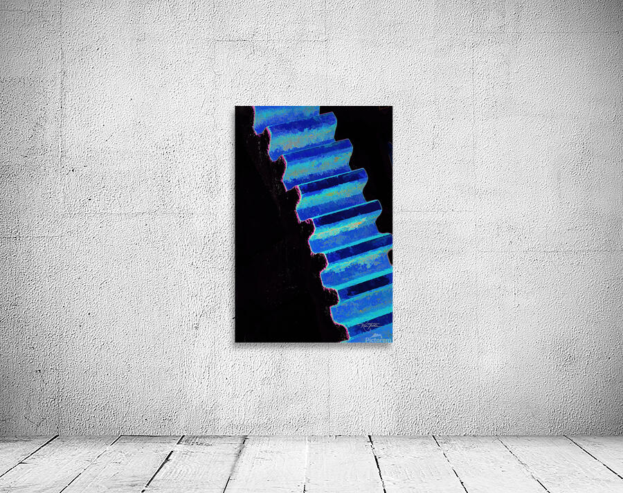Blue Stepping Wall Preview