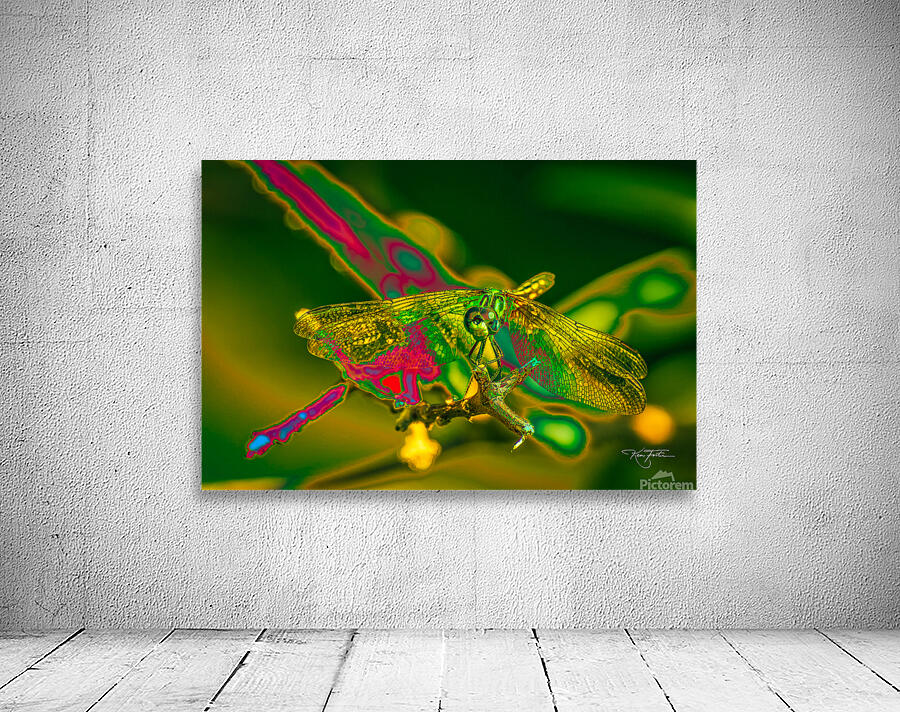 Electric Dragonfly Wall Preview