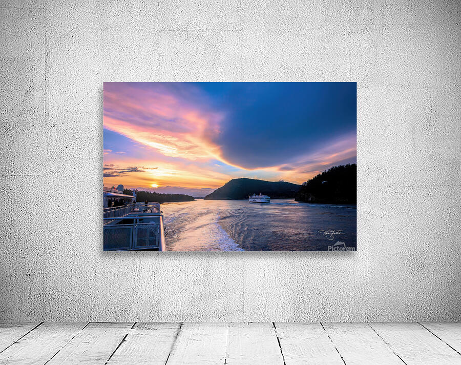 Passing at Sunset Wall Preview