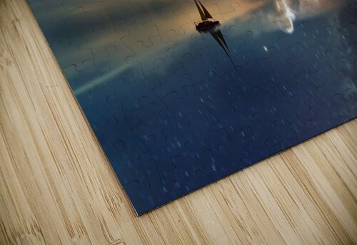 starry sky boat reflection  Abdelwahab Khalil puzzle