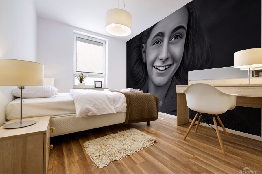 Anne Frank 2 Mural print