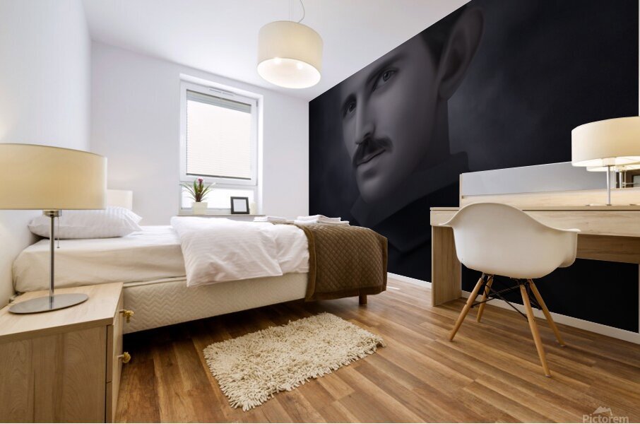 Nikola Tesla Mural print