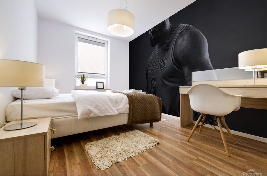 LeBron James  Mural print