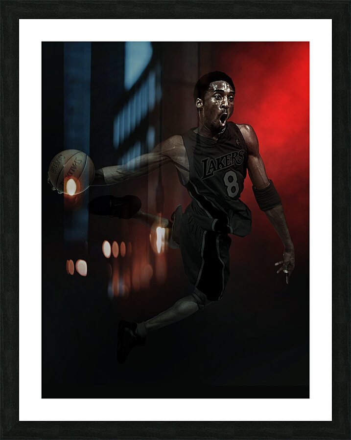 Kobe Bryant Picture Frame print