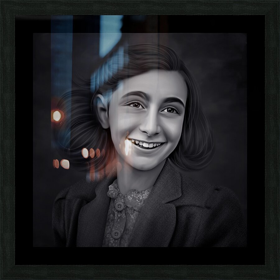 Anne Frank 2 Picture Frame print