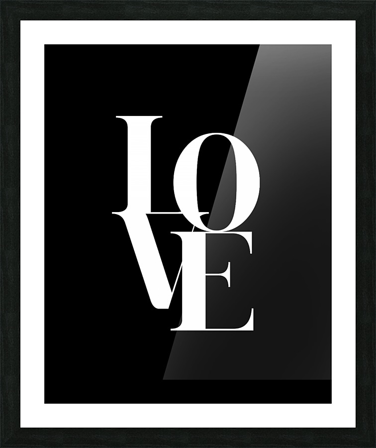 Love Picture Frame print