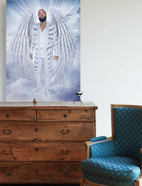 Nipsey Hussle angel  by lagaleriedelamour