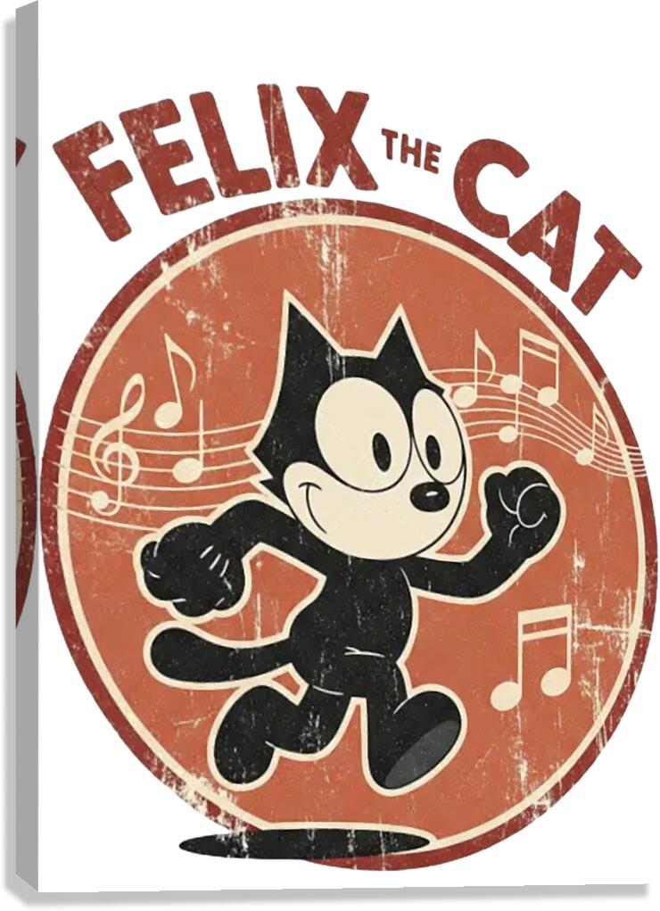 Felix the cat 7 Canvas Print
