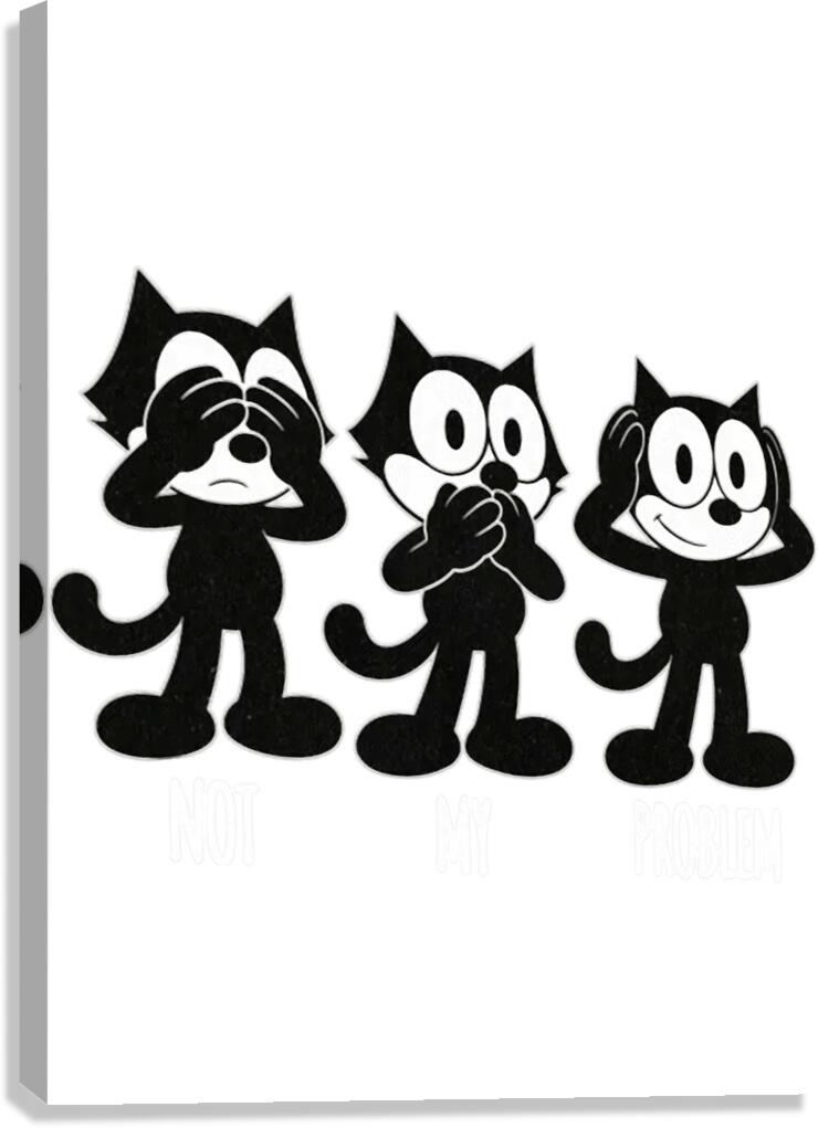 Felix the cat 9 Canvas Print