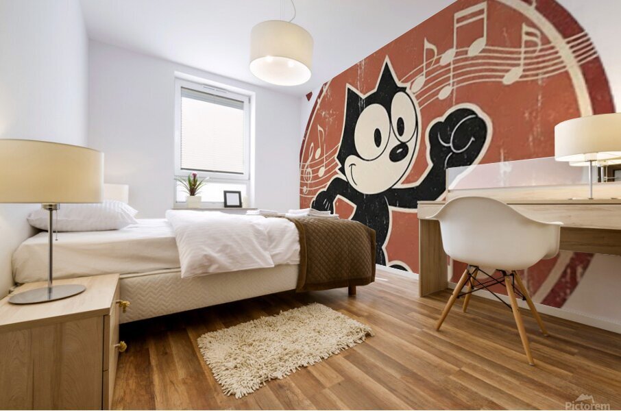 Felix the cat 7 Mural print