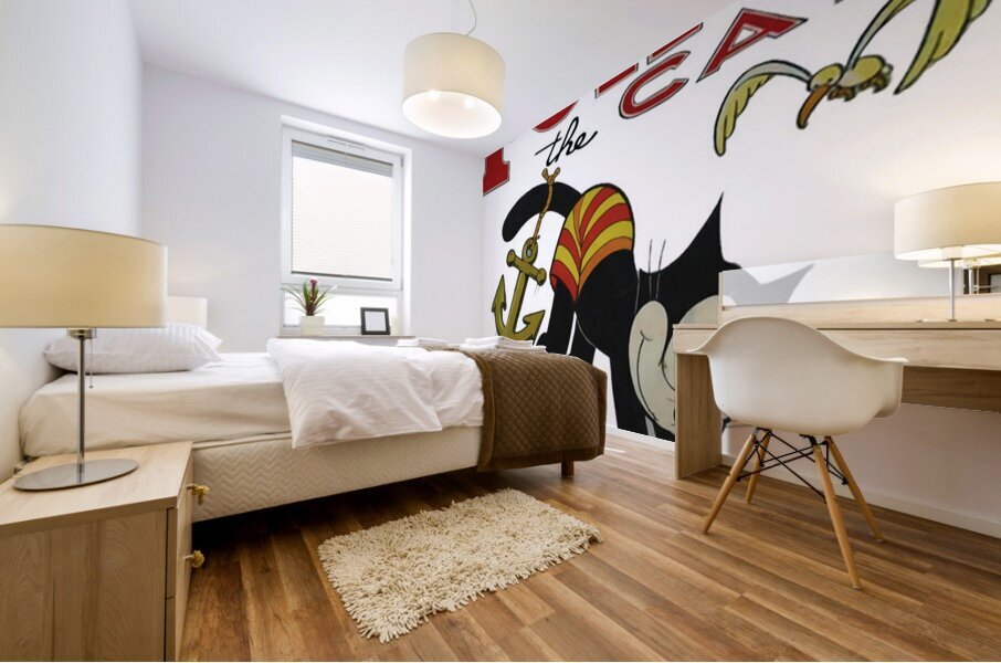 Felix the cat 8 Mural print