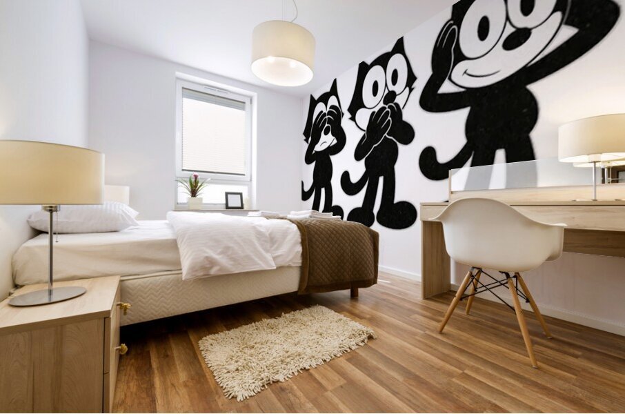 Felix the cat 9 Mural print