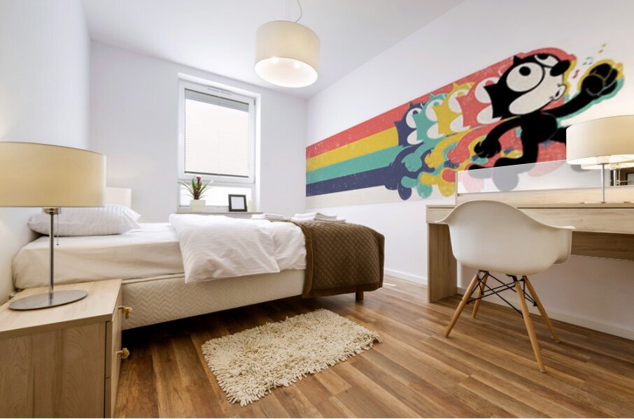 Felix the cat 13 Mural print