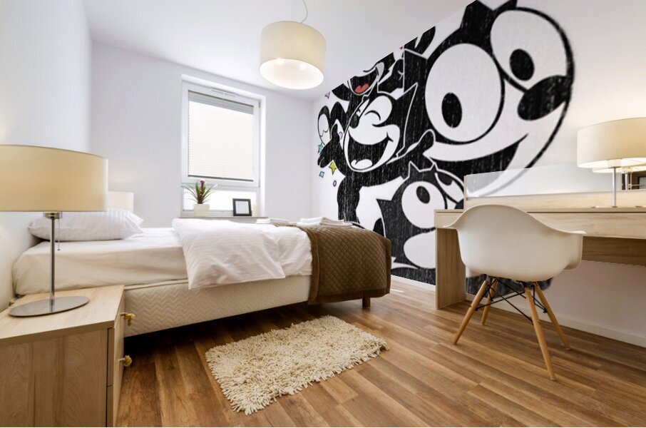 Felix the cat 30 Mural print