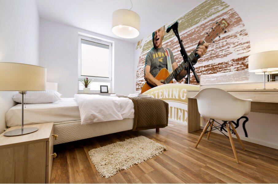 Jimmy Buffett 2 Mural print