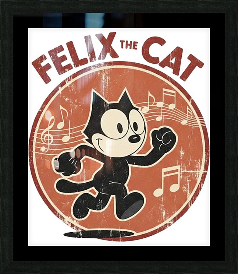 Felix the cat 7 Picture Frame print