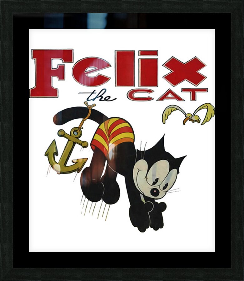 Felix the cat 8 Picture Frame print