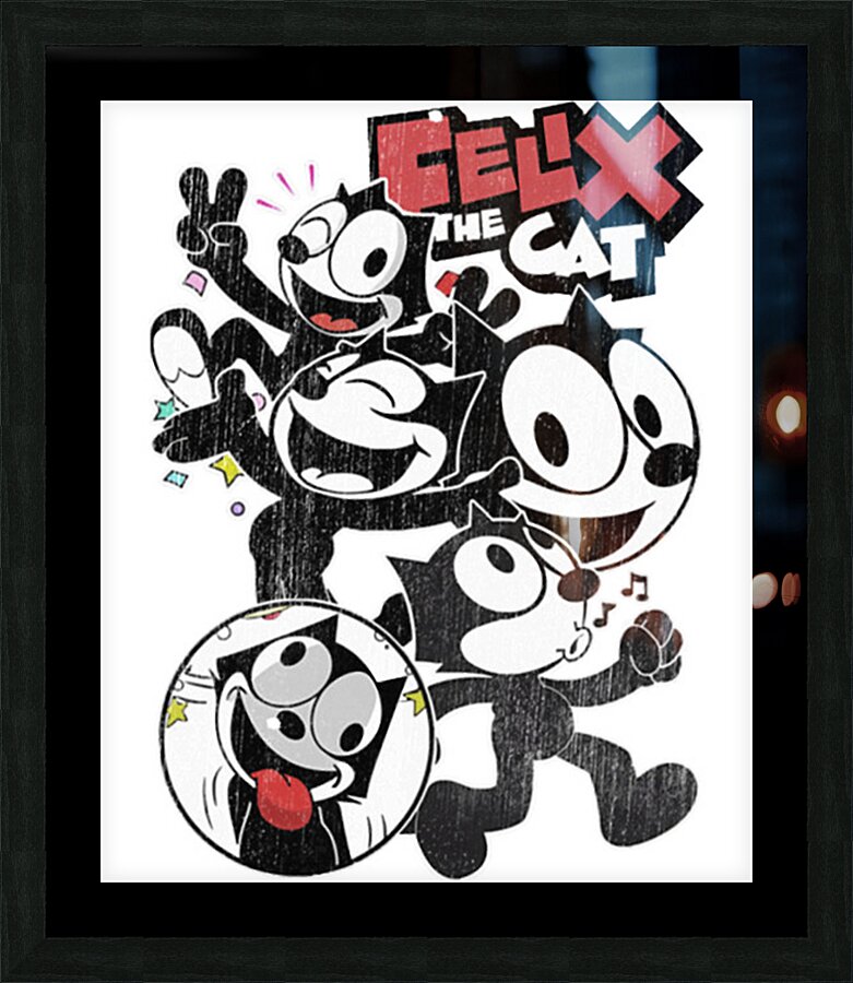 Felix the cat 30 Picture Frame print