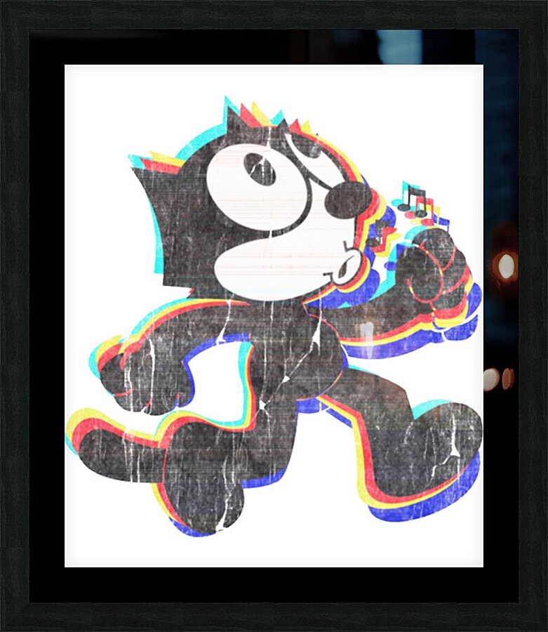 Felix the cat 48 Picture Frame print