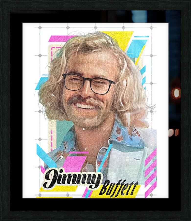 Jimmy Buffett 13 Picture Frame print