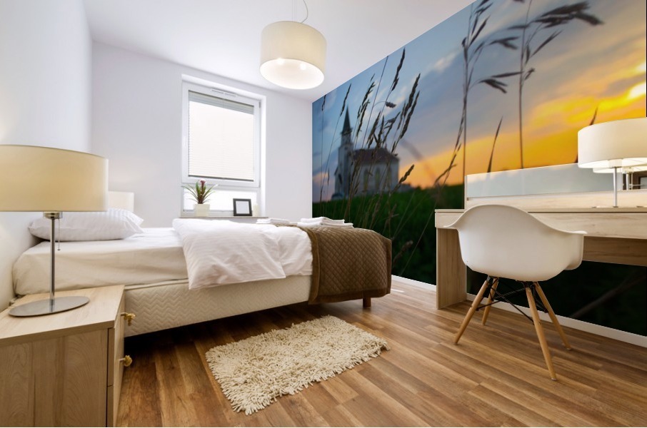 tall grass Mural print