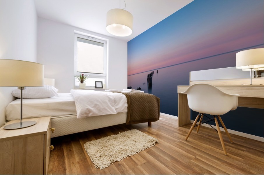 50 Points for Sunset Mural print