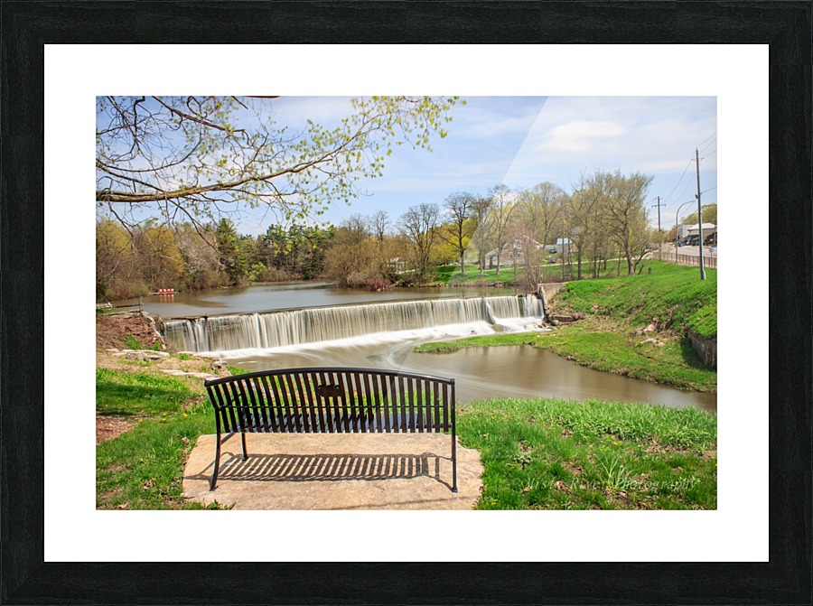 Waterfall Picture Frame print
