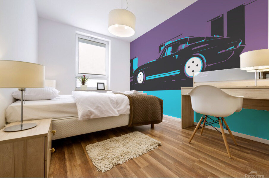 60’s Shape - 3 Mural print
