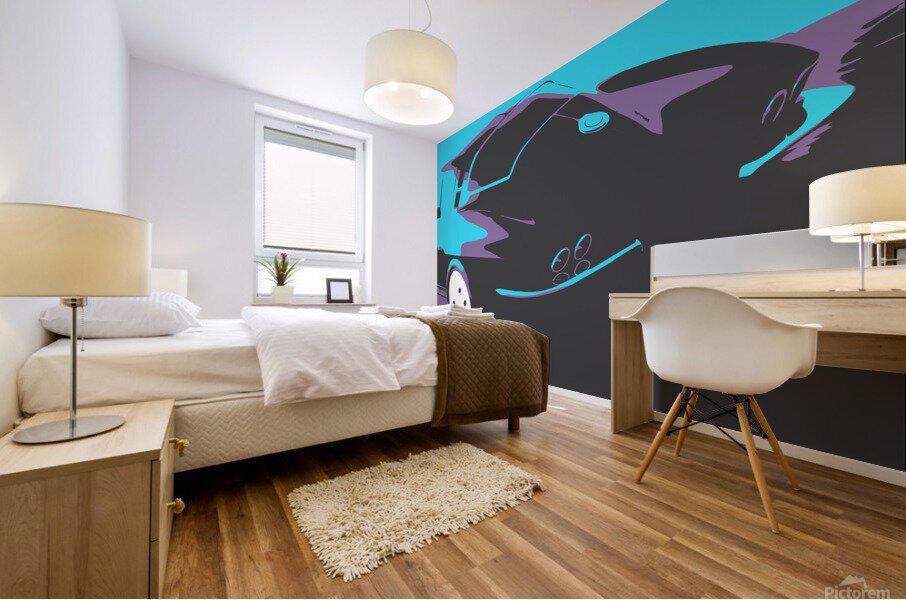 60’s Shape  Mural print