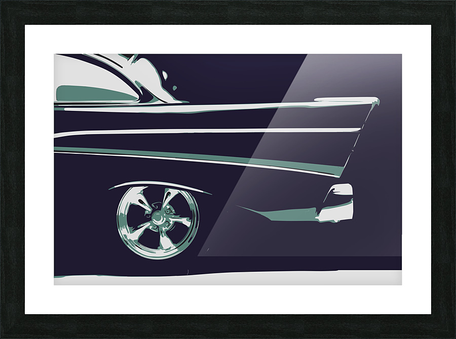 56 CHEVY 2 Picture Frame print