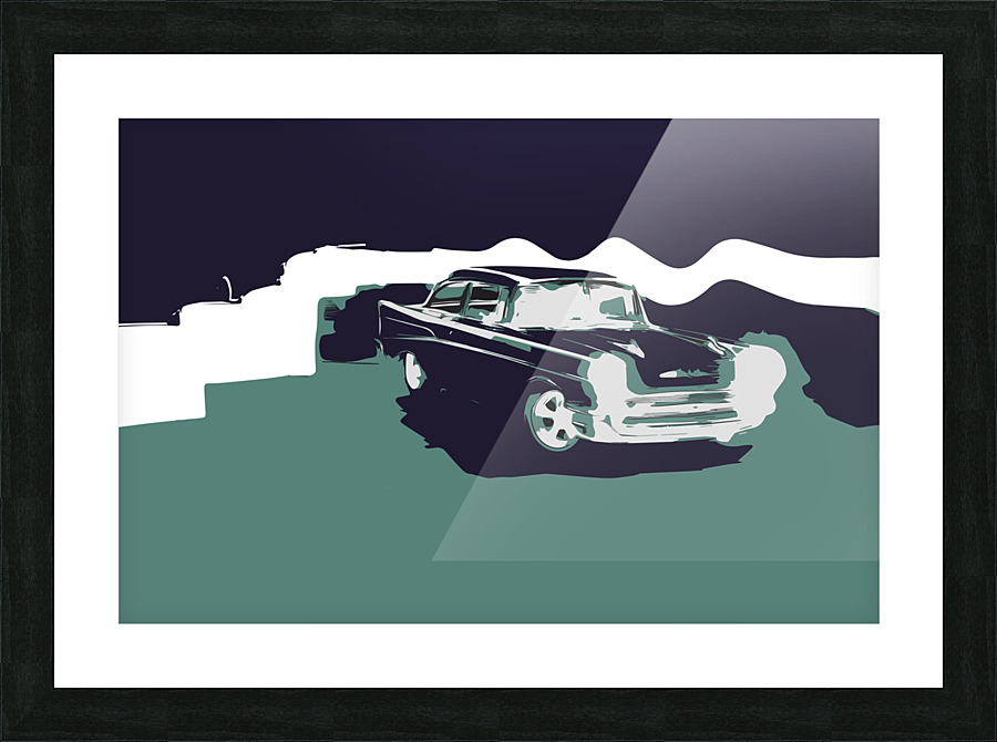 56 CHEVY 3 Picture Frame print