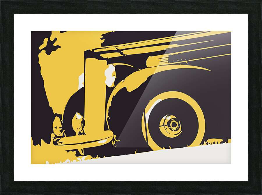 1939 PACKARD SIX Picture Frame print