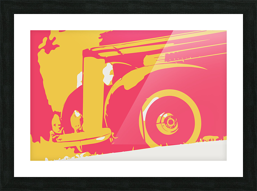 1939 PACKARD SIX D Picture Frame print