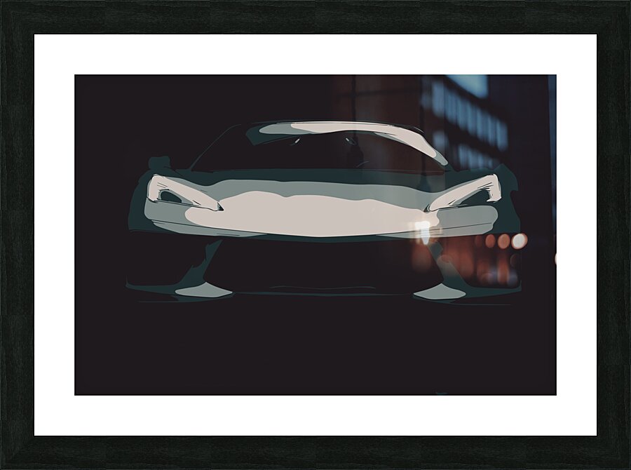 Vette Ahead Picture Frame print