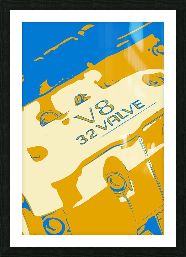 The Heart of HotRod  Picture Frame print