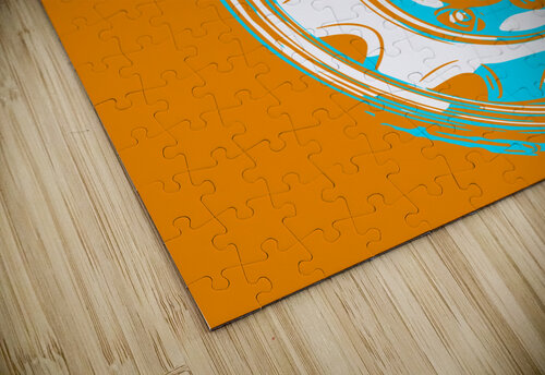 1970 PLYMOUTH HEMI CUDA Banged Knuckles Art puzzle