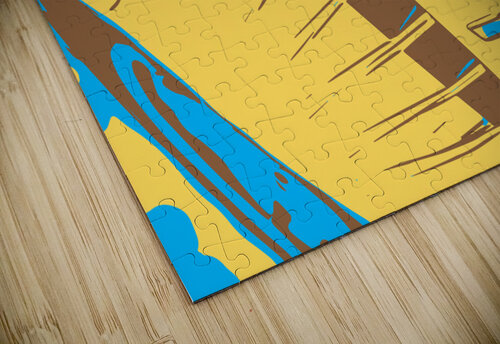 80’s Excess -2 Banged Knuckles Art puzzle